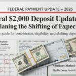 Federal $2,000 Deposit Update 2026
