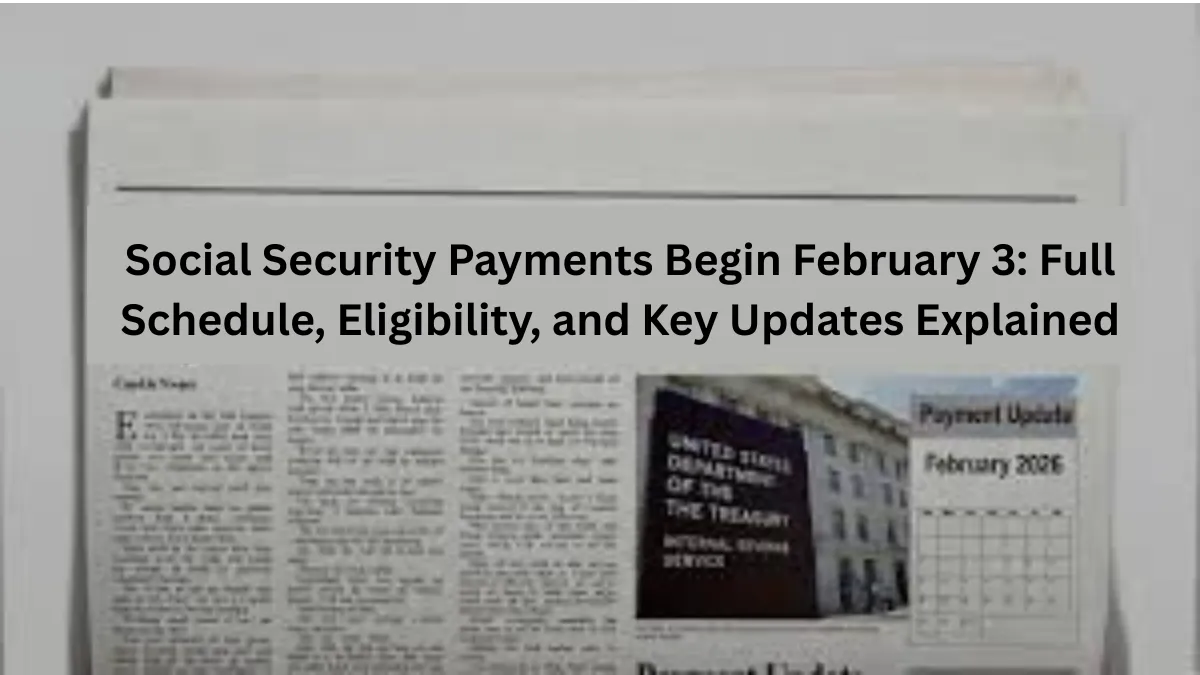 Social Security Payments Begin February 3