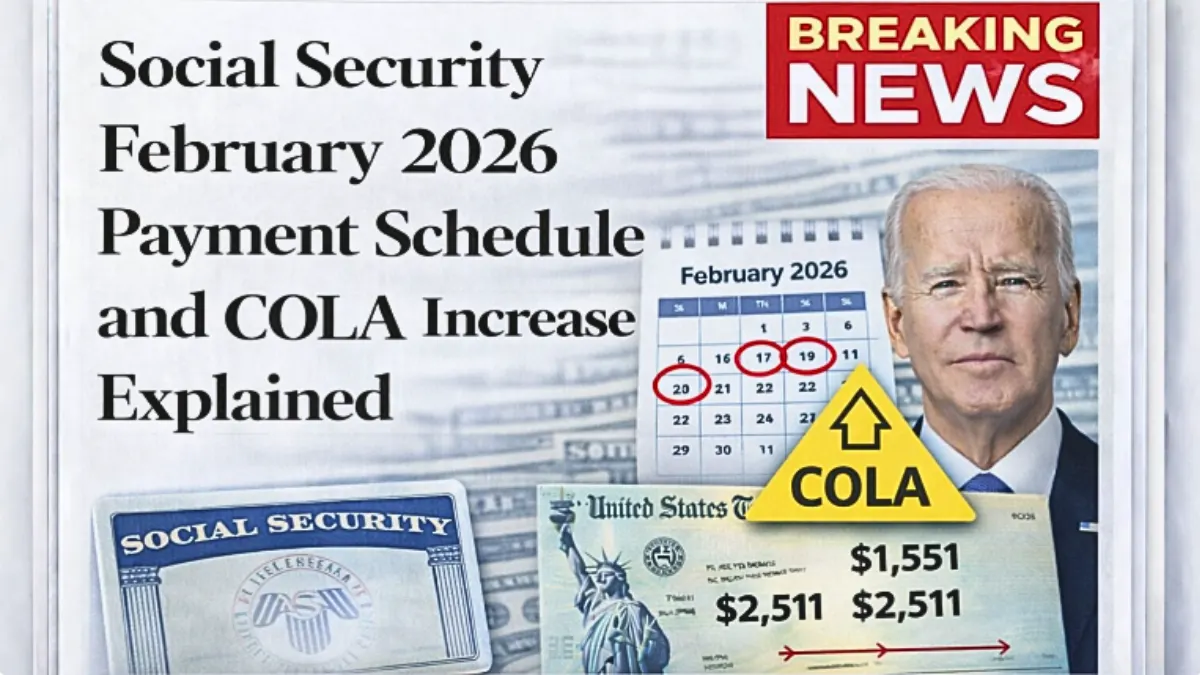 Social Security Payment Schedule for February 2026